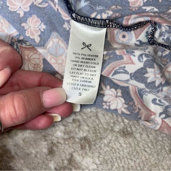 Stitch Fix French Grey Melcy brushed knit dress soft flowy SZ SM - Picture 7 of 9